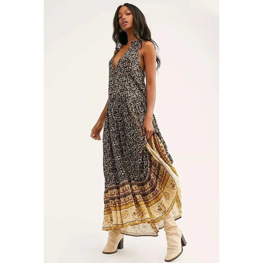 Free People x Spell Dahlia Maxi Dress